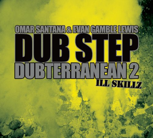 "Album cover with 'Dub Step' and 'Dubterran 2' text on yellow, grungy background."