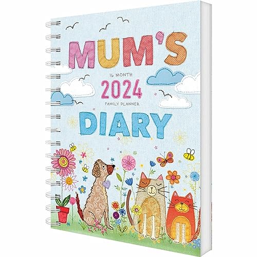 Mums Fabric Planner A5 Diary 2024