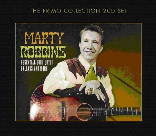 Marty Robbins CD cover featuring a man with a guitar, dark background.
