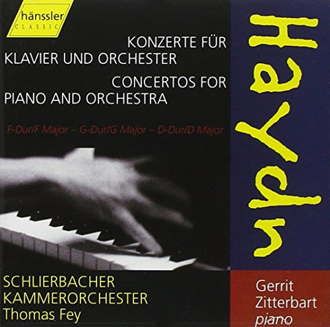 Zitterbart Fey - Haydn: Keyboard Concertos Nos. 3, 4 & 11 [CD]