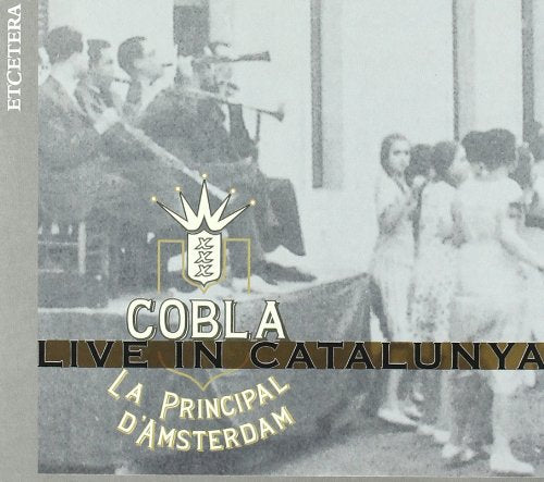 "Album cover with faded black and white photo, text, and logo."