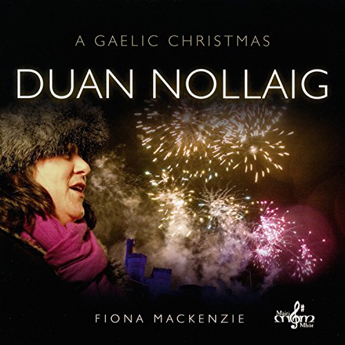 "CD cover featuring a smiling woman in a fur hat with fireworks in the background."