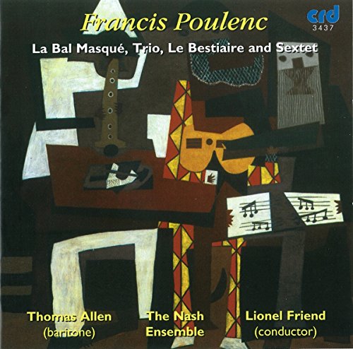 CD cover featuring a cubist painting of a music desk with sheet music.