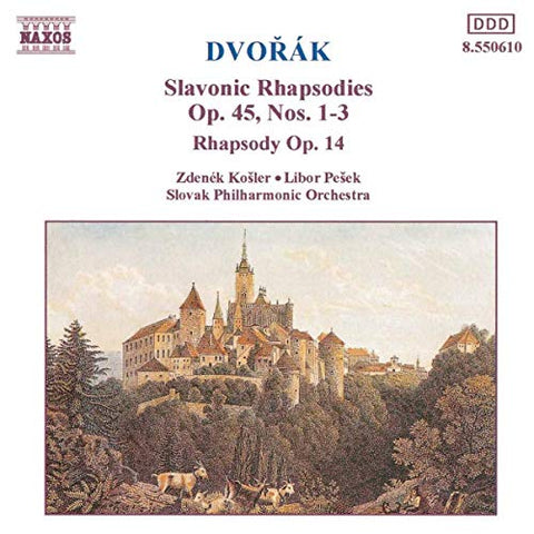 Koslerp - DVORAK: Slavonic Rhapsodies Op. 45, Nos. 1 - 3 [CD]