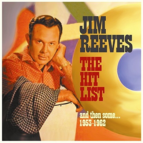 CD cover featuring Jim Reeves with multicolored background and bold text.