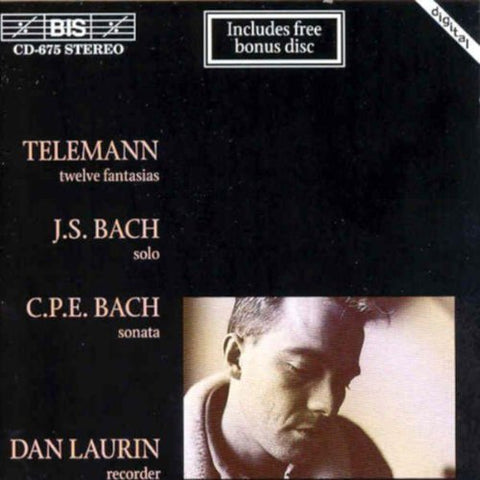 Laurin  Dan - Bach/CPE Bach/Telemann - Solo Flute Works [CD]