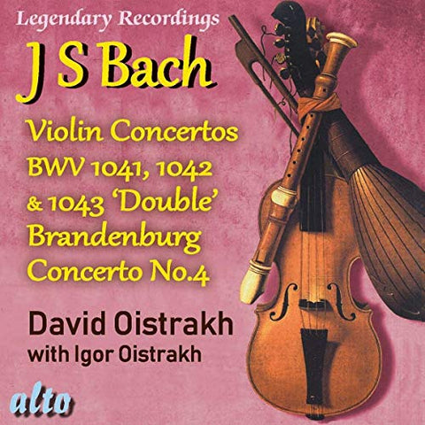 Various - Bach Violin Concertos 1. 2. 3 Plus Brandenburg Concerto No.4 [CD]