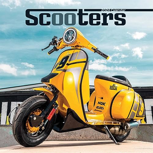 Scooters - Motorroller 2024: Original Carousel-Kalender [Mehrsprachig] [Kalender]