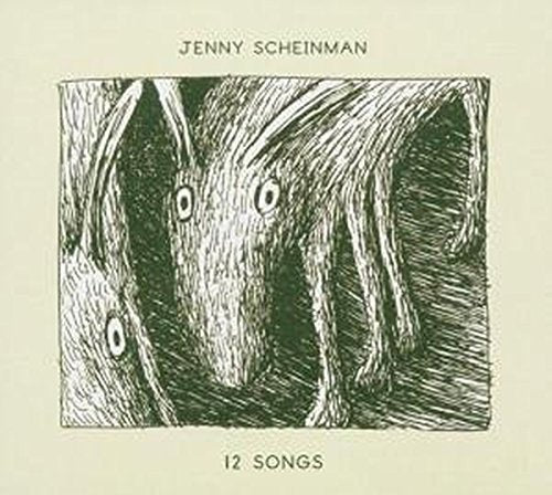"Album cover with black and white illustration of three horses on a beige background."
