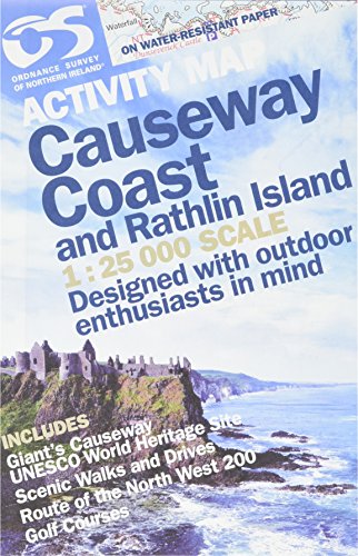 Causeway Coast: and Rathlin Island (Activity Map)
