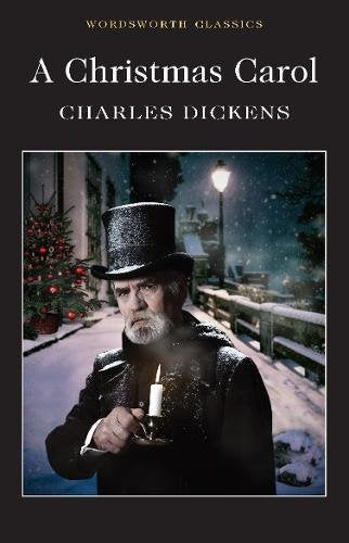 Book cover featuring a man in a top hat holding a candle on a snowy street.