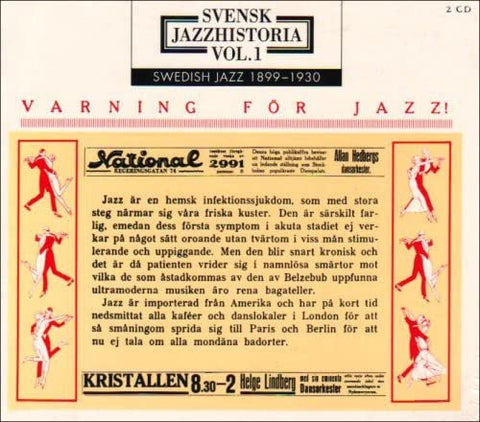 Various - Swedish Jazz History Vol. 1 1899-1930 (2CD) [CD]