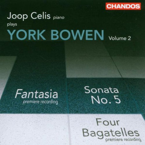 Joop Celis - Plays York Bowen  Vol 2 [CD]