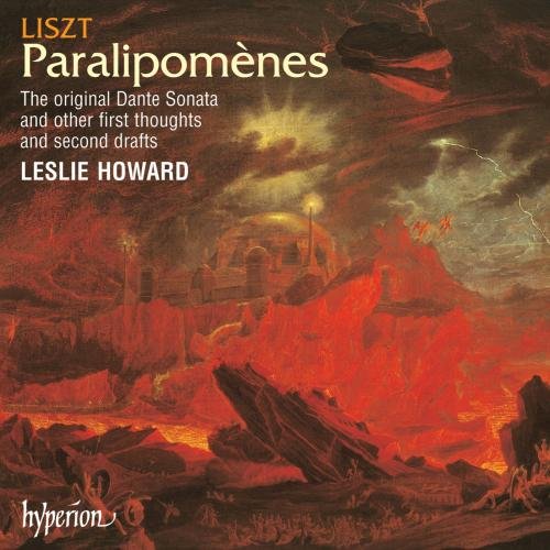 CD cover featuring an abstract landscape with text "Liszt Paralipomènes" and "Leslie Howard".