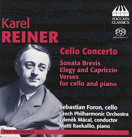 Sebastian Foron - REINER:MUSIC FOR CELLO [CD]