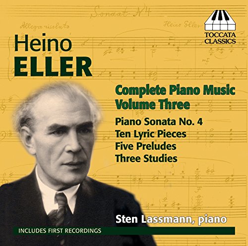Sten Lassmann - Eller: Complete Piano Music Vol. 3 [CD]