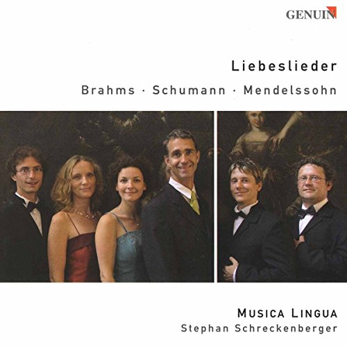 "CD cover with two photos of musicians, formal attire, against a dark background."