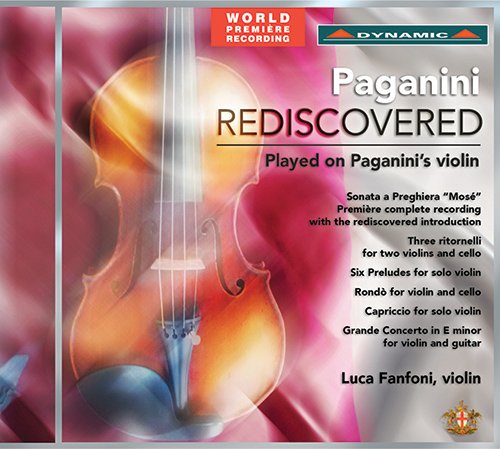 CD cover featuring a violin on a pink and purple background.