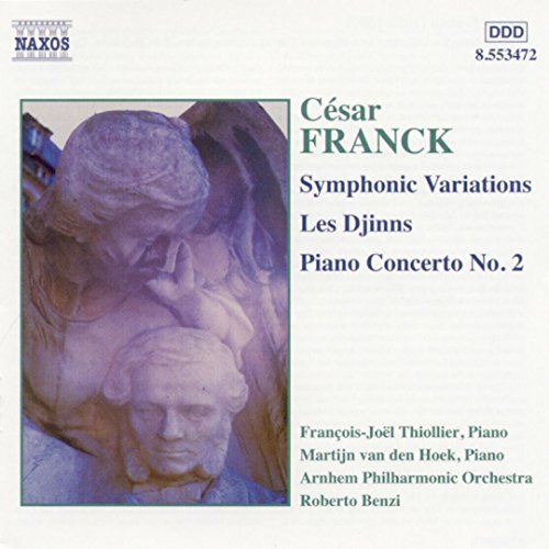 A CD cover featuring a statue and text describing the musical content.