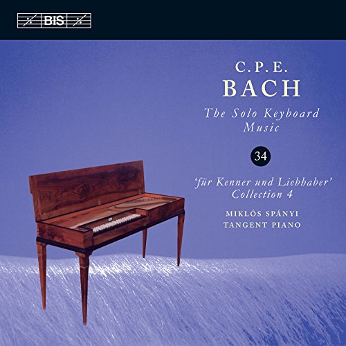 Miklos Spanyi - Carl Philipp Emanuel Bach: The Solo Keyboard Music, Vol. 34 [CD]