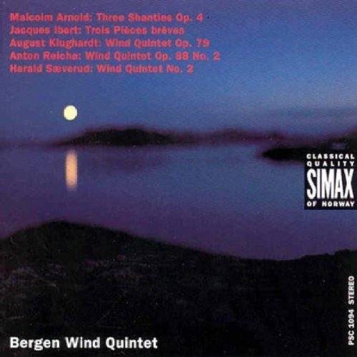 "CD cover with serene lake scene and full moon, featuring text and logo."
