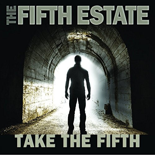 "Album cover featuring a man standing in a dimly lit, arched stone tunnel."