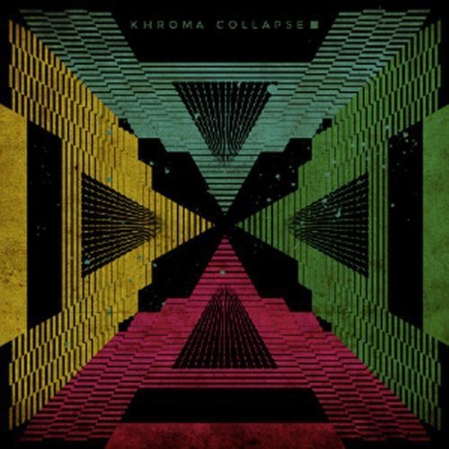 The image depicts a CD cover with a 3D tunnel design, featuring yellow, green, and red colors.