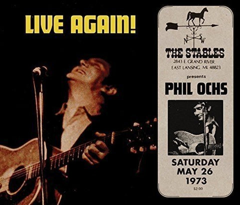 Phil Ochs - Live Again! [CD]