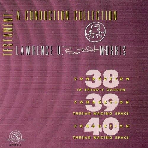 Purple CD cover with yellow and white text, featuring "Lawrence D. 'Butch' Morris" and "Conduction" tracks.