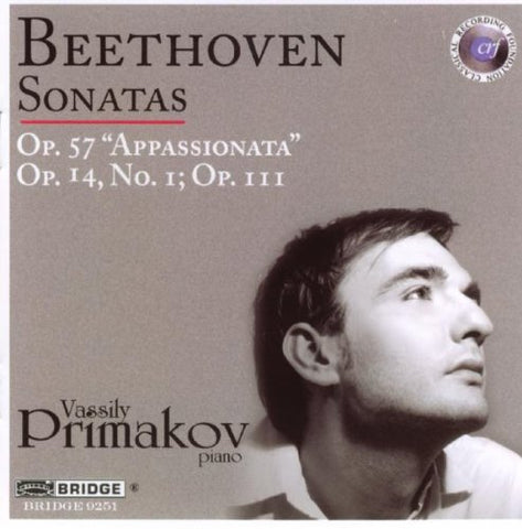 Vassily Primakov - Beethoven: Piano Sonatas 23 Appassionata, 9, 32 Audio CD