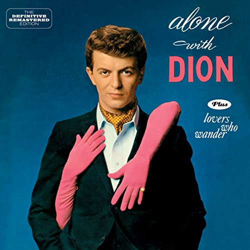 Celine Dion album cover featuring a man in a suit with pink gloves.