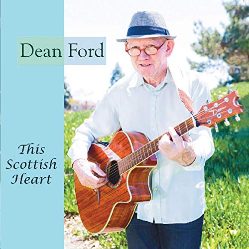 "Album cover featuring a man playing guitar outdoors, wearing a hat and white shirt."