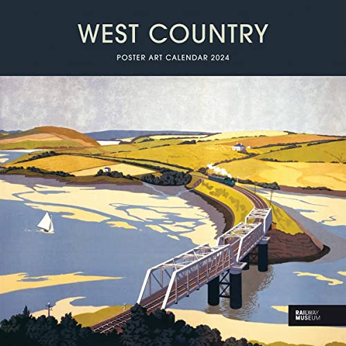 West Country Poster Art NRM Wall Calendar 2024