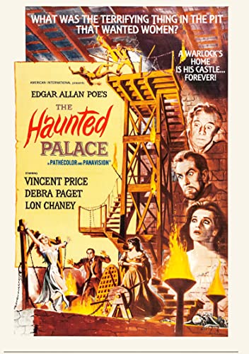 The Haunted Palace" DVD cover featuring Vincent Price and dramatic imagery.