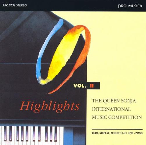 CD cover featuring a piano and ring, related to Queen Sonja Music Competition.
