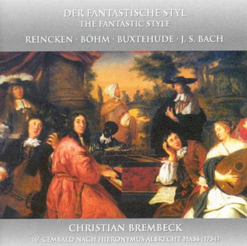 "CD cover with a 17th-century painting of people gathered around a harpsichord."