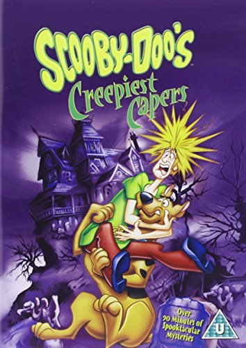 DVD cover featuring cartoon Shaggy and Scooby-Doo running from a haunted house.