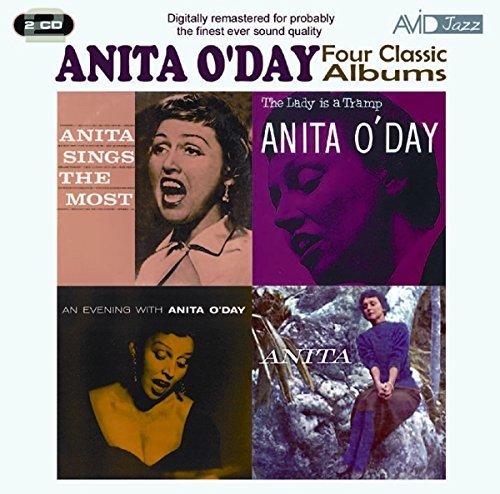 CD cover featuring a collage of four Anita O'Day album covers.