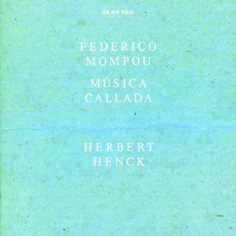 Federico Mompou - Mompou: Música Callada [CD]