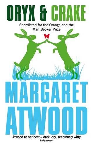 "Book cover with black background, green and white text, and rabbit silhouettes."
