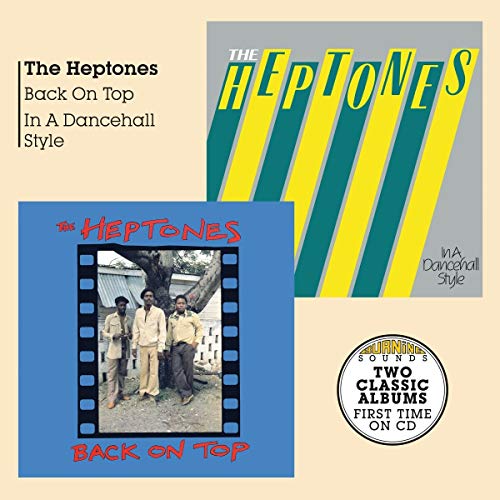 CD album cover featuring "The Heptones" with two overlapping album art designs.