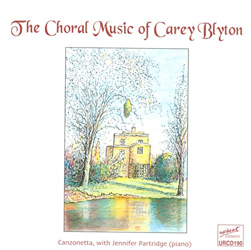 "Album cover featuring a watercolor painting of a house by a pond."