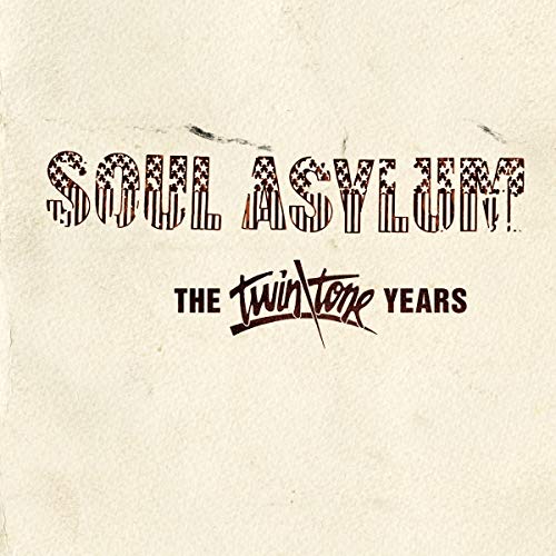 "Album cover for 'Soul Asylum - The Twin/Tone Years' with textured beige background and black text."