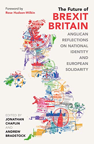 Book cover with a map of the UK and Europe, featuring the title "The Future of Brexit Britain".