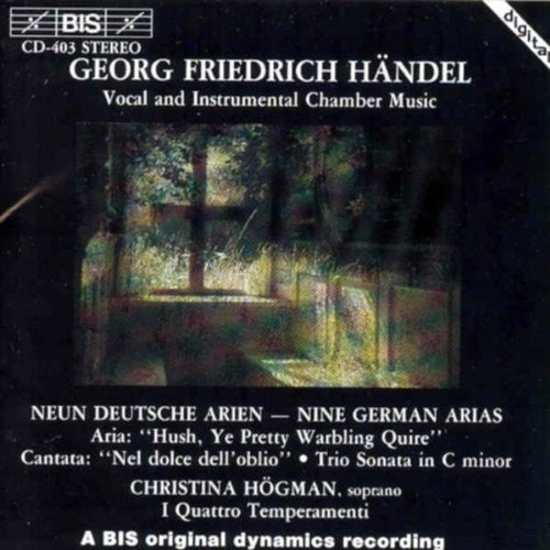 Quattro Temperamenti - Handel: Vocal and Chamber Works [CD]
