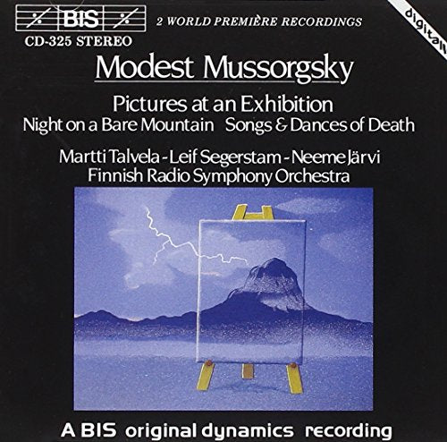 A CD cover featuring a painting of a mountain landscape on an easel.