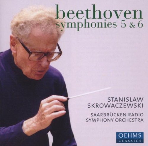 CD cover featuring a conductor holding a baton, with text and logo.