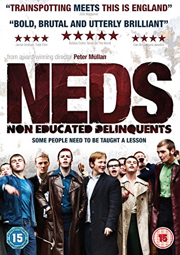 DVD cover for "Neds" with title and group of young men in casual attire.