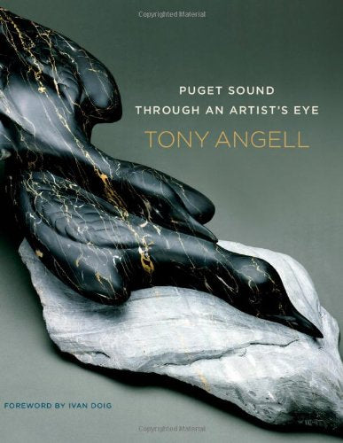 "Book cover featuring a black marble sculpture of a hand on a grey stone."