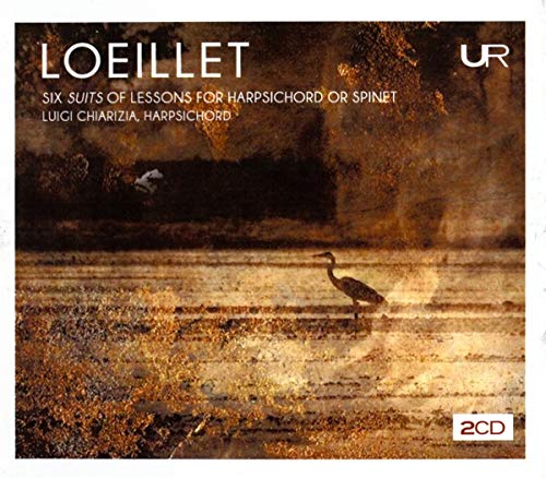 CD album cover with a heron in a marshy landscape, titled "Loeillet".
